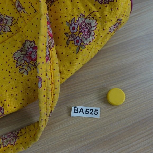 Floral Quilted Bag Women Shoulder Purse Duffel Cotton Swiss Dot VICTORIAN HEART - Picture 14 of 14